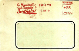 Lettre EMA Havas K 1959 La Manutention C'est L'affaire  Berthlat  Transport    75 Paris   A4/26 - Autres & Non Classés