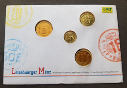 Luxembourg Currency Money 1991 (coin Cover) *see Scan - Lettres & Documents
