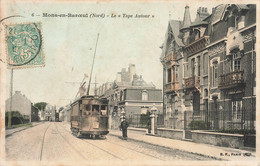 Mons En Baroeul * 1907 * Tramway N°3 Tram * Le Tape Autour * VILLAS - Autres & Non Classés