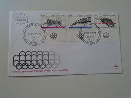 D192876  ISRAEL  1976  Jerusalem  -FDC-   Olympic Games Montreal  1976 - FDC
