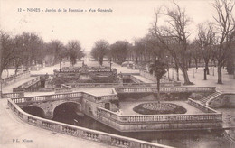 CPA - FRANCE - 30 - NIMES - Jardin De LA FONTAINE - Vue Générale  - PL NIMES 12 - Nîmes