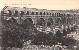 CPA - FRANCE - 30 - NIMES - LE PONT DU GARD - SAP 151 - Nîmes