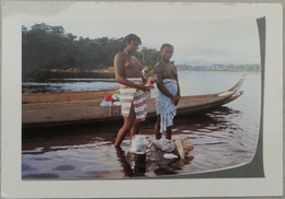 Carte Postale Couleur : Guyane : MARONI : Femmes Bosch, Seins Nus - Saint Laurent Du Maroni