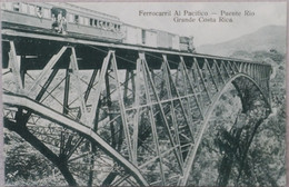 C. P. A. : COSTA RICA : Ferrocarril AL PACIFICO, Puente Rio Grande, Tren - Costa Rica