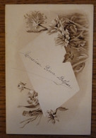 CPA - MENU 18 AVRIL 1907 - Dimensions Fermé : 11,5 X 8 - Fleurs, Illustrateur - - Menus