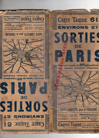 75- 93-94-95-78-91-92- CARTE TARIDE 61- ENVIRONS ET SORTIES DE PARIS - Wegenkaarten