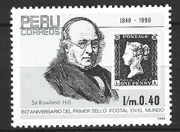 PEROU. N°960 De 1992. Rowland Hill/Black Penny. - Rowland Hill