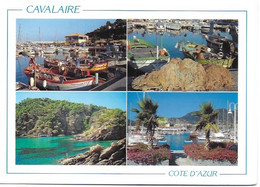 Cavalaire. -  Port De Pêche Et De Plaisance; La Calanque De Lacron. - Carte Datée 2000 - Cavalaire-sur-Mer