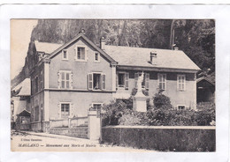 CPA :  14 X 9  - MAGLAND  -  Monument  Aux  Morts  Et  Mairie - Magland