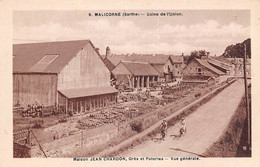 Malicorne Sur Sarthe            72          Poterie  Et Grès  Usine De L'Union  Vue Générale       N° 9   (voir Scan) - Malícorne Sur Sarthe