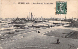 CPA FRANCE - 59 - DUNKERQUE - Vue Générale Des Darses - Dunkerque