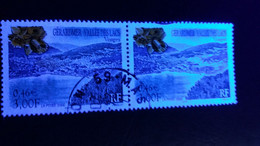 FRANCE 2000  N° 3311 SE TENANT  NUANCE   COULEUR  OBLITERE   LAMPE U V / SCANNE 3 PAS A VENDRE - Used Stamps