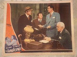 ELLA RAINES ROD CAMERON ,THE RUNAROUND ,LOBBY CARD - Autogramme