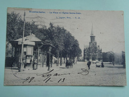 93-9-9       IXELLES         La Place Et L'Eglise Sainte-Croix - Ixelles - Elsene