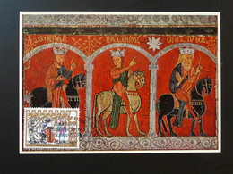 Carte Maximum Card King Wenceslas Medieval History Great Britain 1973 - Carte Massime