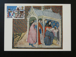 Carte Maximum Card Rois Mages Adoration Of Magi Great Britain 1973 - Maximumkarten (MC)