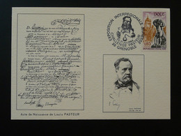 Carte Commemorative Card Louis Pasteur Grenoble 38 Isère 1984 - Louis Pasteur