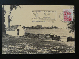 Carte Locale étang Des Aulnes Flamme St-Martin De Crau 13 Bouches Du Rhone 1995 - Mechanical Postmarks (Advertisement)