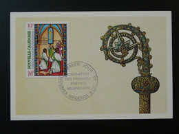 Carte Maximum Card Religion Prêtres Mélanésiens Nouvelle Calédonie 1996 - Maximumkarten