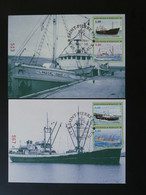Carte Maximum Card (x2) Bateaux Ships Saint Pierre Et Miquelon 1996 - Maximumkaarten