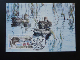 Carte Maximum Card Canard Duck Saint Pierre Et Miquelon Poste Aérienne 1999 - Maximumkarten