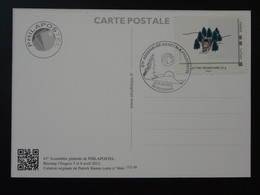 Carte Locale Timbre à Moi Schlitte Schlittage Assemblée Philapostel Bussang 88 Vosges 2013 - Timbres à Imprimer (Montimbrenligne)