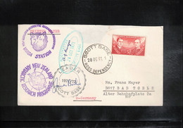 Ross Dependency 1971 Scott Base - New Zealand Antarctic Research Programme VANDA STATION Interesting Signed Letter - Covers & Documents