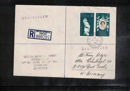 British Antarctic Territory 1979 Interesting Registered Letter - Storia Postale