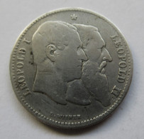 Belgie 2 Franc, 1880 50th Anniversary Of Independence - 2 Frank