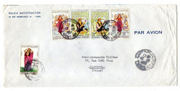 TUNISIE-1962 - Lettre TUNIS  Pour  NANTERRE -92 (France)..timbres Sur Lettre....cachet.. - Tunisia (1956-...)