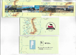#75192 ARGENTINA  2022 OLD PATAGONIAN TRAIN "LA TROCHITA" CENTENARY  BOOKLET WITHDRAWN OF SALE BY POST ORIGINAL ISSUE , - Unused Stamps