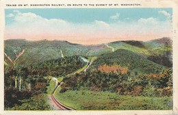 Trains On Mount Washington Railway, En Route To The Summit Of Mt. Washington - White Mountains