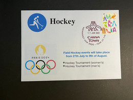 (4 N 39) Paris 2024 Olympic Games - Olympic Venues & Sport - Yves Du Manoir Stadium = Hockey (1 Cover) - Zomer 2024: Parijs