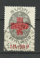 FINLAND FINNLAND 1922 Michel 111 Red Cross O Viipuri - Used Stamps