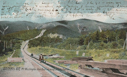 Mount Washington From Base Showing Sliding Boards, White Mountains New Hampshire - White Mountains