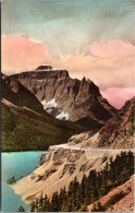 Montana Glacier National Park Little Chief Mountain Going-To-The-Sun Highway Little Chief Mountai Handcolored Albertype - Other & Unclassified