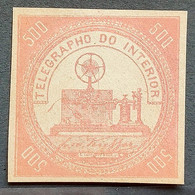 T5 Brazil Stamp Interior Telegraph 500 Reis 1871 - Nuevos
