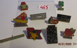 SUPER AFFAIRE A PRIX CASSE !!! LOT 465 : Lot De 10 Pin's TOUS DIFFERENTS En Très Bon état Mais SANS Les Attaches - Lots