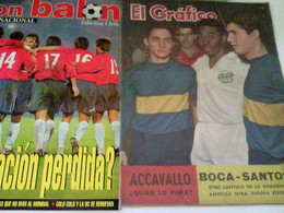 Konvolut: 2 Div. Zeitschriften Fußball International (Chile / Argentinien). - Deportes
