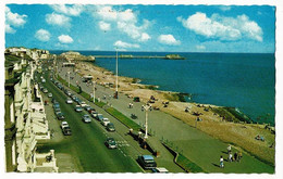 Worthing - Marine Parade Looking East (animation) Circulé Sans Date, Sous Enveloppe - Worthing