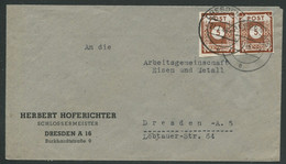 3977) Ost-Sachsen MiNr.: 57 - MehrfF - Dresden - Altprüfung - Lettres & Documents