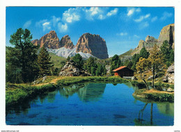 DOLOMITI (BL):  LAGHETTO  PASSO  PORDOI  CON  IL  GRUPPO  DEL  SASSOLUNGO  -  FG - Water Towers & Wind Turbines