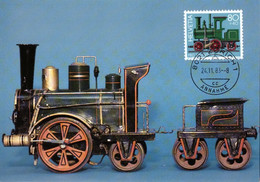 CM Suisse 1983 Jouets Antiques Locomotive à Vapeur Tender - Poupées