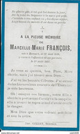 ROSSART ..-- Melle Marcelle FRANCOIS , Née En 1928 , Décédée En 1931 . - Bertrix