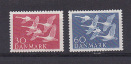 DANEMARK 1956 TIMBRE N°372/73 NEUF AVEC CHARNIERE OISEAUX CYGNES CHANTEURS - Ungebraucht