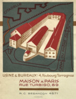 1937 ENTETE Geismar Ultra Fabrique De Montres Horlogerie Besançon Doubs => Forest Cormercy ?? Marne B.E. V.HISTORiQUE - 1900 – 1949