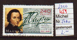 200. Geburtstag Fryderyk Chopin  2010  (459) - Gebraucht