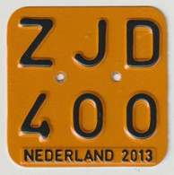 License Plate-nummerplaat-Nummernschild Moped-wheelchair Nederland-the Netherlands 2013 - Number Plates