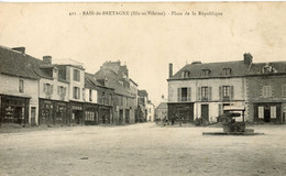 BAIN DE BRETAGNE PLACE DE LA REPUBLIQUE - Andere & Zonder Classificatie