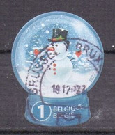 België - 2022 - Kerstzegel  - Stempel Brussel - Zonder Papierresten - Gebraucht